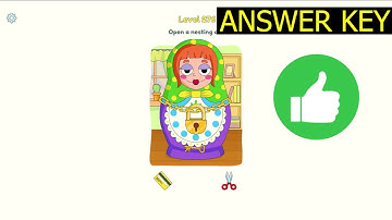 Dop 3 LEVEL 276 Open a nesting doll (ANSWER KEY) DOP 3 Displace One Part Gameplay - Walkthrough