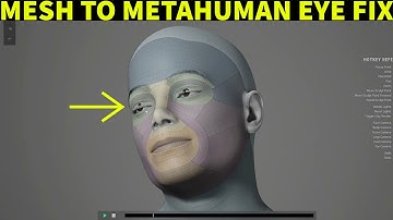 Mesh to Metahuman Eye Fix