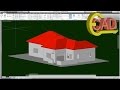 3D HOUSE MODELING IN AutoCAD