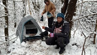 Download Lagu We were Warned Bt We Dint Listen !! Hard Core  Winter Camping MP3