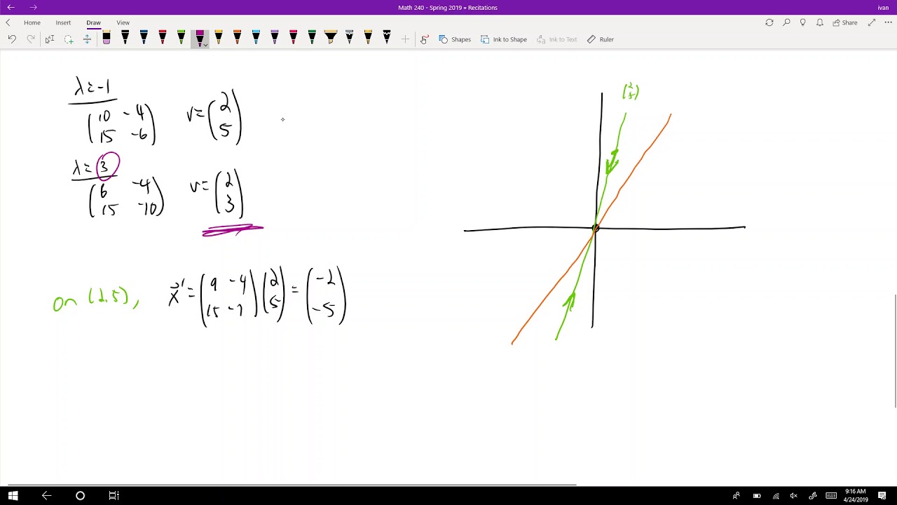 Math 240 - Spring 2019 - Recitation 13 - 4/24 - YouTube
