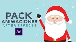Pack de Animaciones Navideñas After Effects