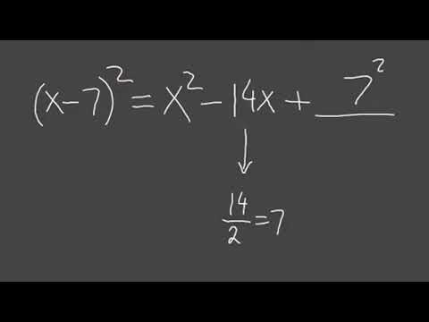 Completing the Square: Finding the Missing Third Term | Algebra 1