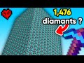Jai min 1476 diamants sur minecraft hardcore