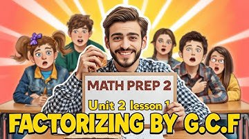 Math prep 2 , Unit 2 | lesson 1 , Factorizing by G.C.F || 2026 تانيه اعدادي الجديد ❤️‍🔥