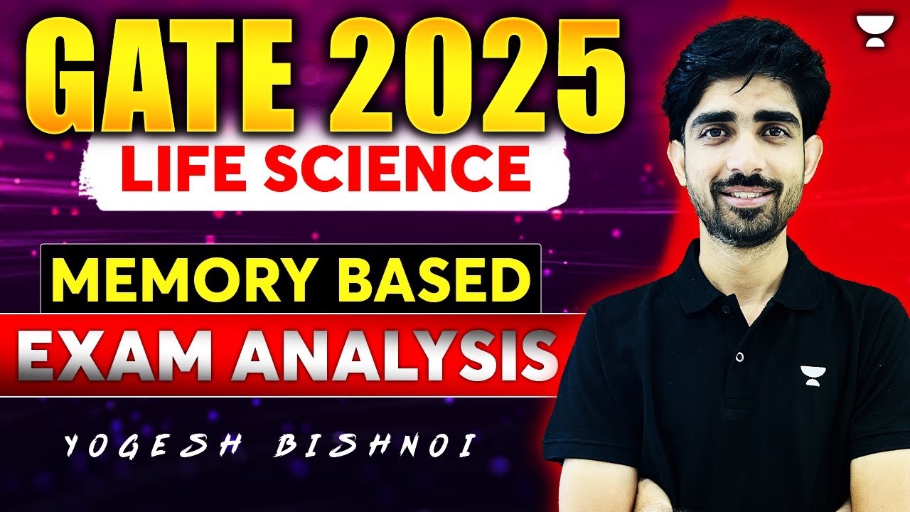GATE 2025 Life Science Memory Based Paper Analysis | GATE XL-2025 Exam ...