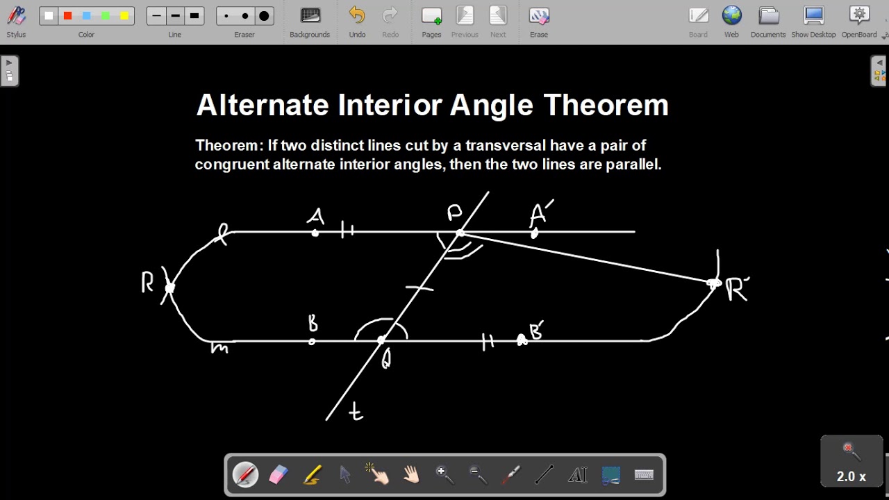 The Alternate Interior Angle Theorem (feat. A. Passey) - YouTube