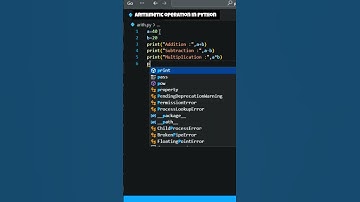 Arithmetic Operation in Python #python #youtubeshorts #shortvideo #viralvideo #trending