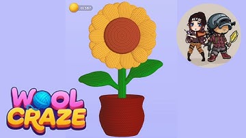 Wool Craze Puzzle level 110 Sunflower | Mobile Gameplay Walkthrough |