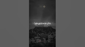 فَإِذَا أَفَضْتُم مِّنْ عَرَفَاتٍ فَاذْكُرُوا اللَّهَ || محمد صديق #المنشاوي || سورة البقرة