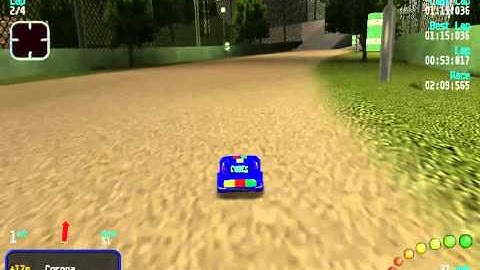 Re-Volt Custom Track Vertland outskits by kallelay, 12 Cars 4 Laps & Pickups!