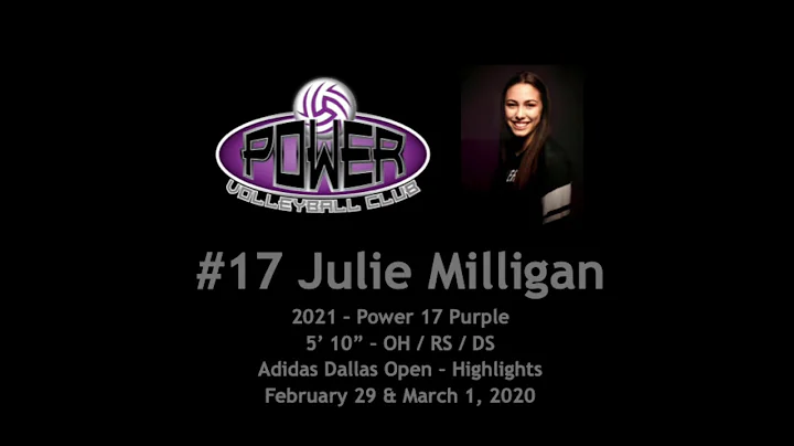 #17 Julie Milligan - Adidas Dallas Open Highlights