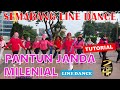 #TUTORIAL | #PANTUN #JANDA #MILENIAL LINE DANCE | semarang #linedance | Undip | 2HF Line Dance