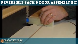 Rockler Reversible Sash & Door Assembly Router Bit