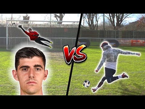 F2 SHOOTING VS COURTOIS!!! 💥⚽️🥅 | Billy Wingrove & Jeremy Lynch