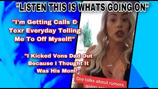 Dre McCray Last Video! Addresses Rumors Of Her Hurting Von & Why She Refused Vons Dads Visitation!