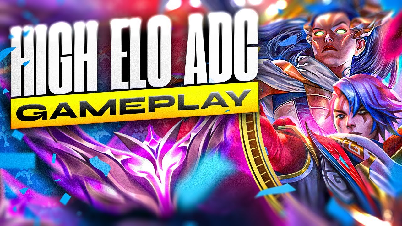 High Elo ADC Gameplay - ADC Master Grind