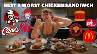 BEST CHICKEN SANDWICH | blind taste test