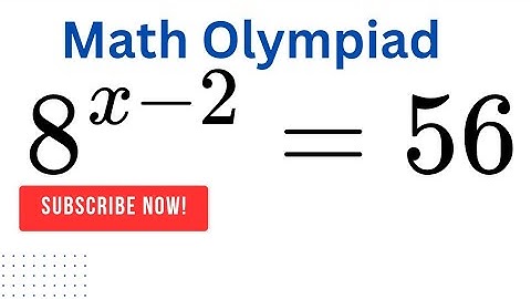 Germany | Very Nice Olympiad Math Exponential Problem | Find the value of X