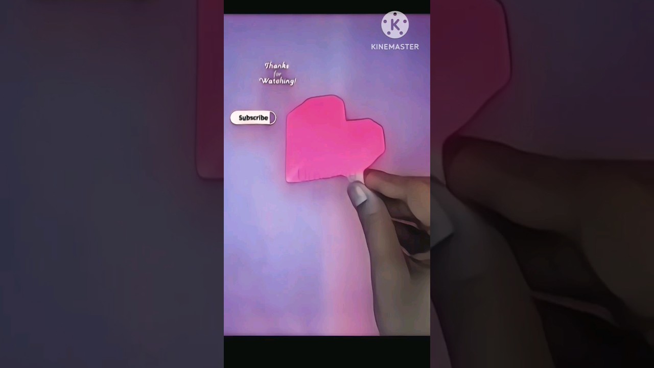Origami DIY project: Making of heart stand by paper folding technique 