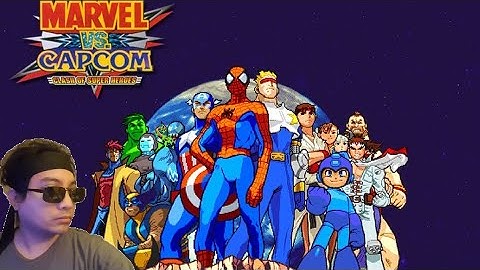 Marvel VS Capcom Clash of Super Heroes Ryu and Captain America Playthrough The Final Boss Onslaught