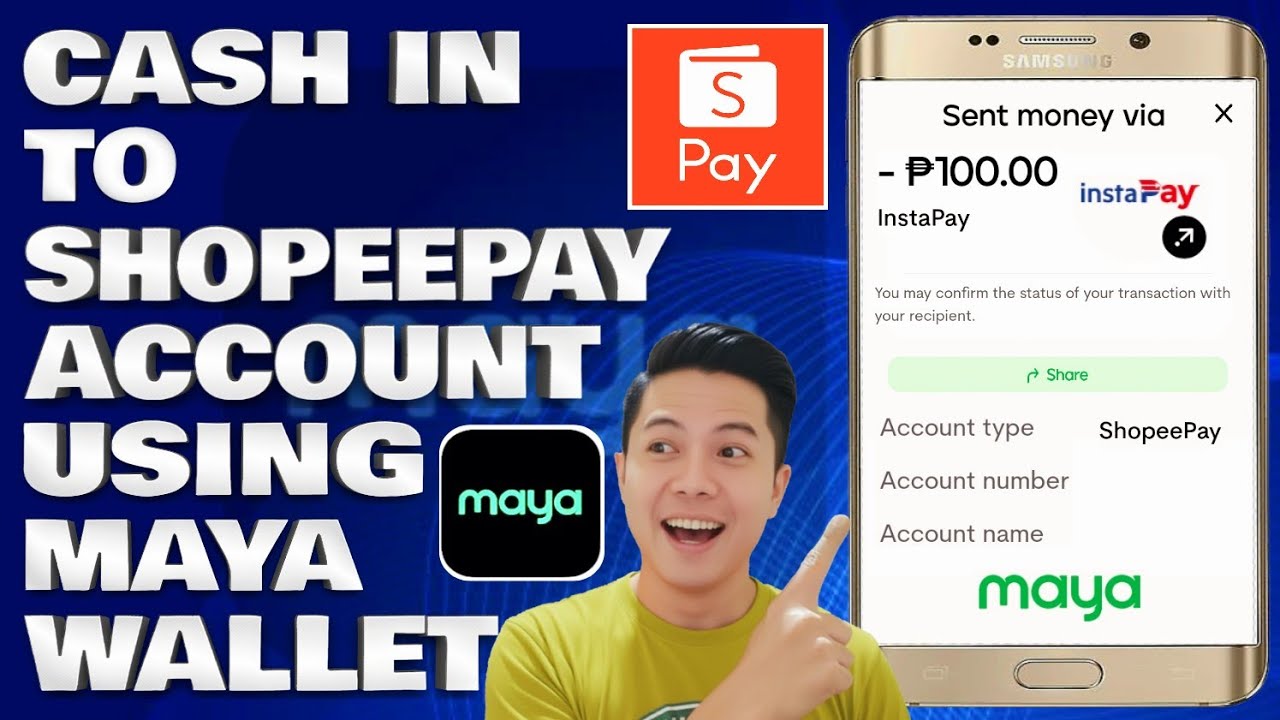 Maya Ewallet Log In How To Cash In To ShopeePay Account Using Maya Wallet | Maya Complete ...