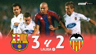 Barcelona 3 x 2 Valencia (Ronaldo Hat-trick) ● La Liga 96/97 Extended Goals & Highlights HD