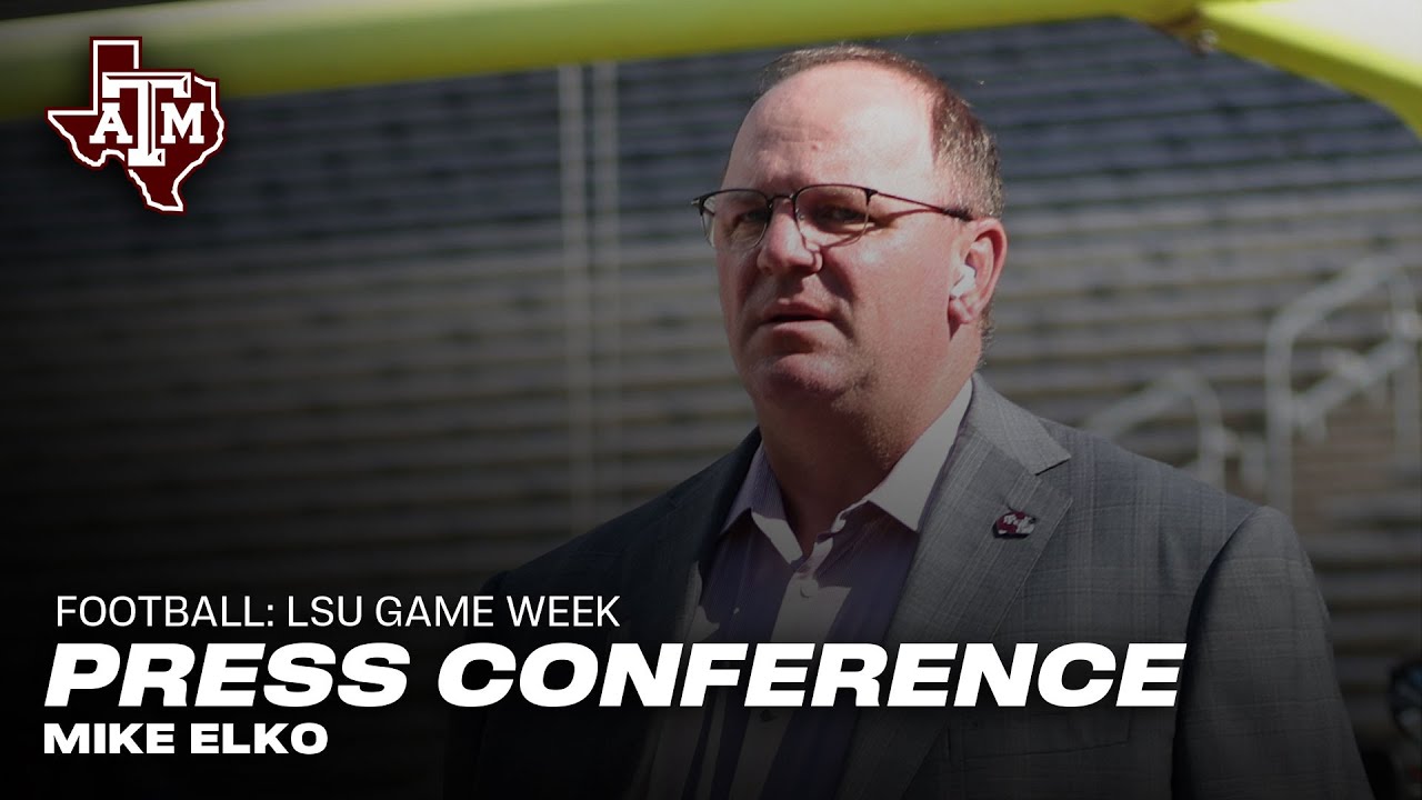 LSU Game Week Press Conference: Mike Elko - YouTube