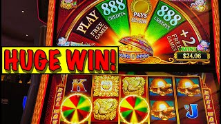 🚨NEW SLOT ALERT🚨 88 Fortunes Money Coins - IT HAS A WHEEL! And I got all the enhancements! HUGE WIN screenshot 3