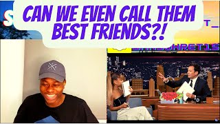 Best Friends Challenge with Ariana Grande(Jimmy Fallon Show) | REACTION