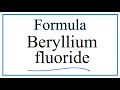 Fluoride and Beryllium Concepts