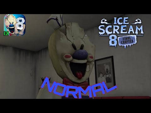 САМОЕ БЕЗУМНОЕ ПРОХОЖДЕНИЕ И СЛОЖНОЕ! Прохождение на сложности нормально Ice Scream 8