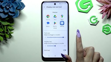 TCL 605 – Hoe de lettergrootte te wijzigen