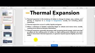 التمدد الحراري Thermal Expansion