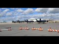 F-35 Lightning II fighter jets land at CID airport Cedar Rapids, IA