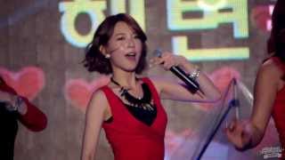 130727] 나인뮤지스(Nine Muses) 표혜미 - 티켓(Ticket) 직캠 (영광 가마미 해변콘서트)