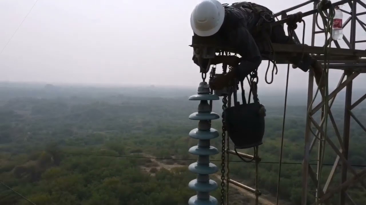 220Kv Transmission line Insulators String Replacement NTDC islamabad Rawat Division