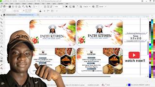 Business Card Design Tutorial - Simple &amp; Professional in Corel draw