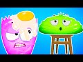 Op and Bob Cartoon | Hard VS Soft | Logic Movie About Difference | Cartoons for Kids