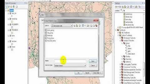 การใช้ชุดคำสั่ง Geoprocessing (Clip, batch clip , intersect ,union)