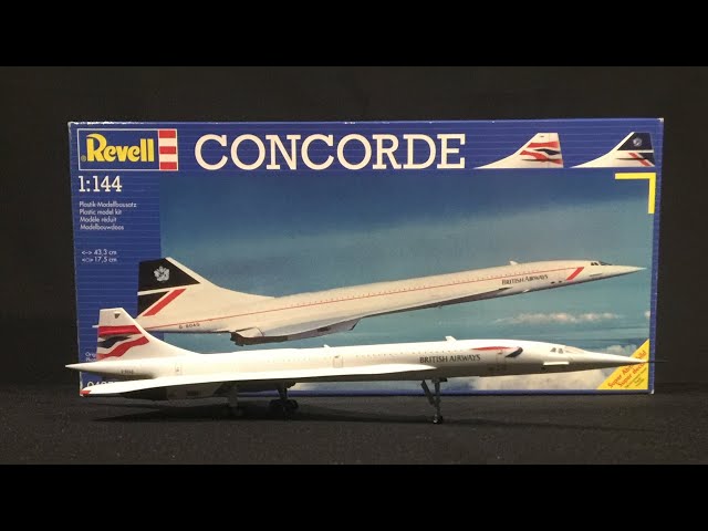 プラモデル Revell レベル1/144 CONCORDE コンコルド BA(シュリンク