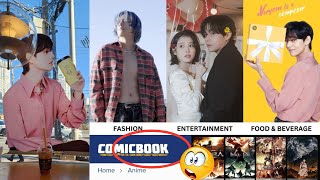 Omggg this is huge huge🔥Taehyung now is a buzz among anime fans to have an article in COMICBOOK😮🔥