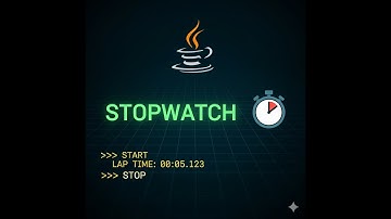 StopWatch(Консольный СЕКУНДОМЕР) на Java  для НАЧИНАЮЩИХ с НУЛЯ