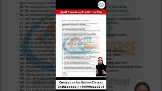 PTE Speaking Prediction File April 2026 | Most Repeated Questions | PTE Universe 🔥 #pte90 #ielts #pt