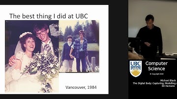 Michael Black - The Digital Body: Capturing, Modelling and Animating Realistic 3D Humans