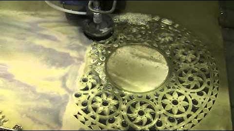 Water Jet Cutting at Anchors Unlimited in Verona PA.