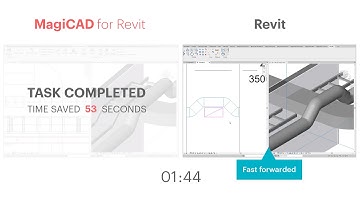 MagiCAD duct crossings - Save 50% of the time per task