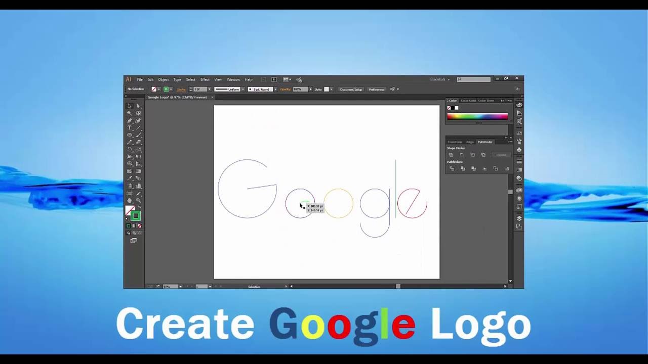 How to create Google logo - Playing games with us - YouTube