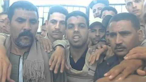 Egyptian police protest at Gaza border