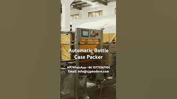 Automatic Bottle Case Packer #casepacker #casepacking #packing #packers